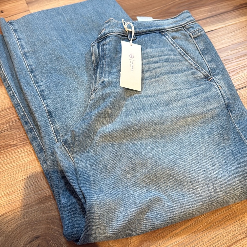 AG Jeans.  Size 28.  Stella ankle low slung palazzo.  NWT.